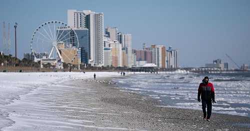 Polar vortex slams U.S. as snow lingers in the South