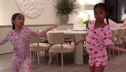 KHLOE KARDASHIAN SHARES HER NIGHTLY ROUTINE WITH DAUGHTER, TRUE AND NIECE, DREAM