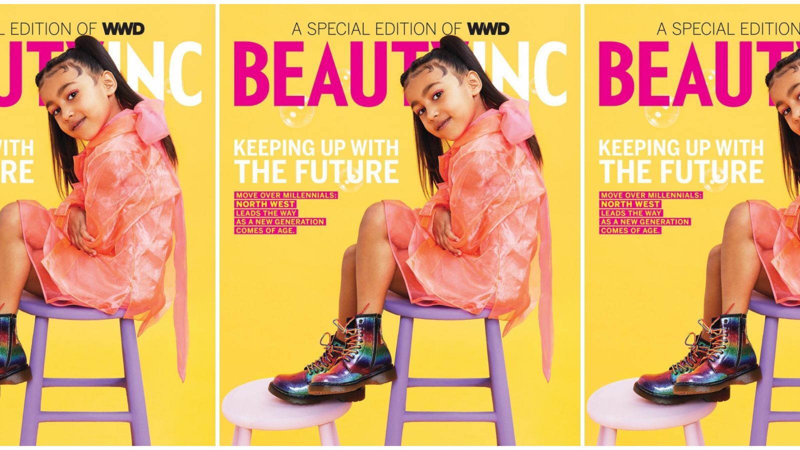 Proving She Can Keep Up with the Kardashians, North West Stars on Her 1st Solo Magazine Cover Proving She Can Keep Up with the Kardashians, North West Stars on Her 1st Solo Magazine Cover